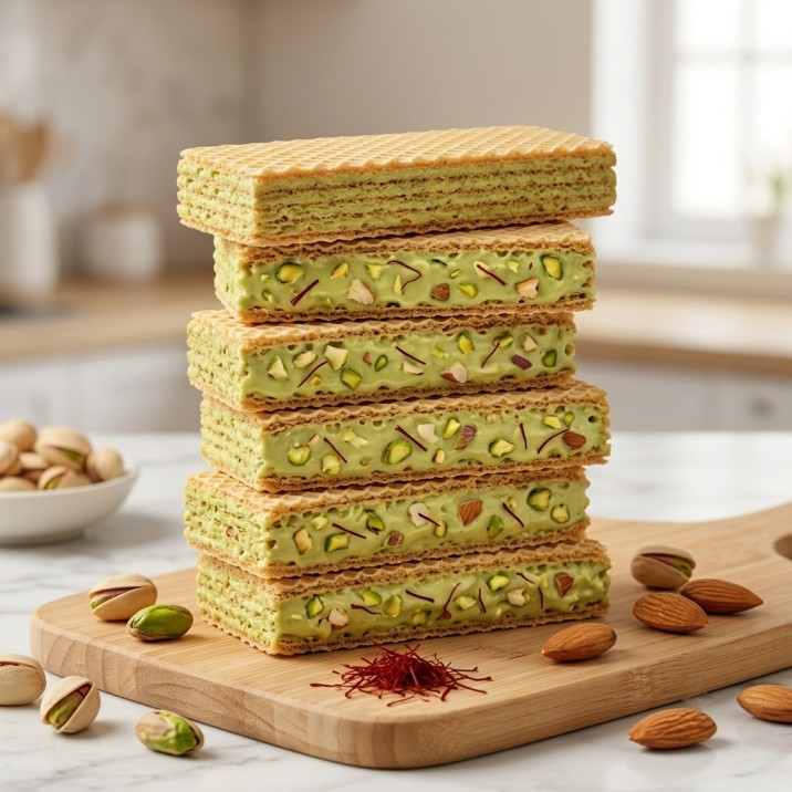 Enzygoo 20g MEGA Protein Wafer - Kesar Pista Badam (Pack of 6) - Image 2