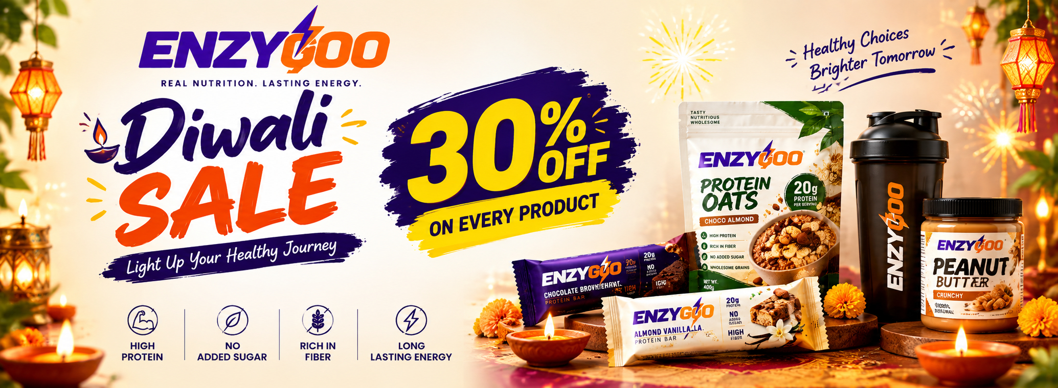 Enzygoo Diwali Sale Banner